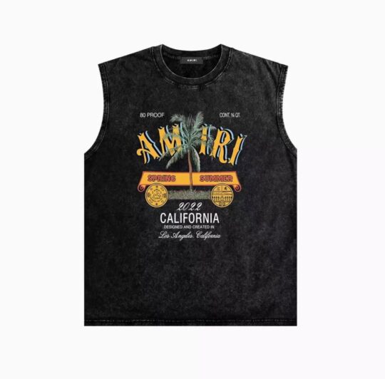 Amiri Shirt Sleeveless Black