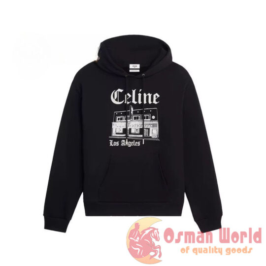 Celine Black Hoodie