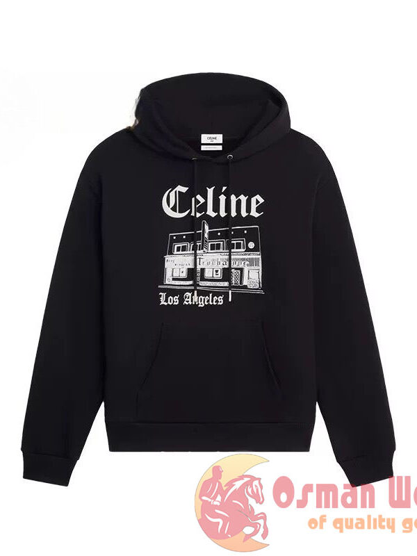Celine Black Hoodie